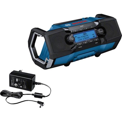 Radijo imtuvas Bosch GPB 18V-2 SC Professional; 18 V (be akumuliatoriaus ir pakrovėjo)