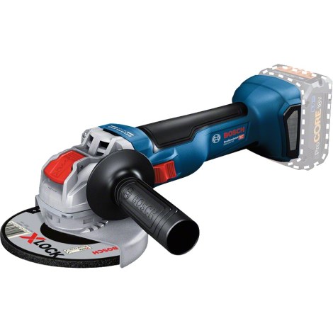 Kampinis šlifuoklis Bosch GWX 18V-10 X-lock SOLO; (be akumuliatoriaus ir pakrovėjo)