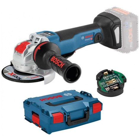 Kampinis šlifuoklis Bosch GWX 18V-10 PSC SOLO X-Lock; 18 V (be akumuliatoriaus ir pakrovėjo)