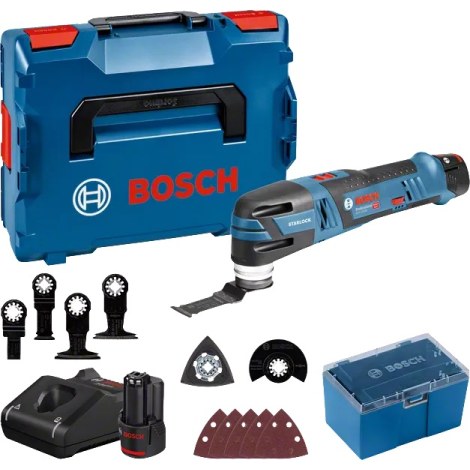 Daugiafunkcinis įrankis Bosch GOP 12V-28; 12 V; 2x3,0 Ah akum.