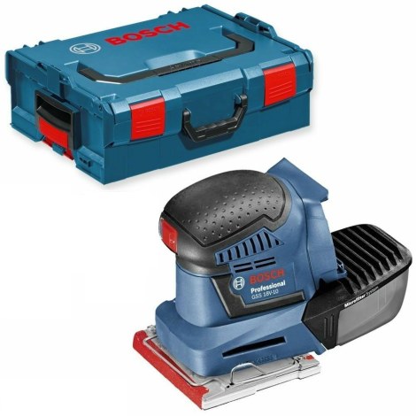 Plokštuminis šlifuoklis Bosch GSS 18V-10 Solo; 18 V (be akumuliatoriaus ir kroviklio)
