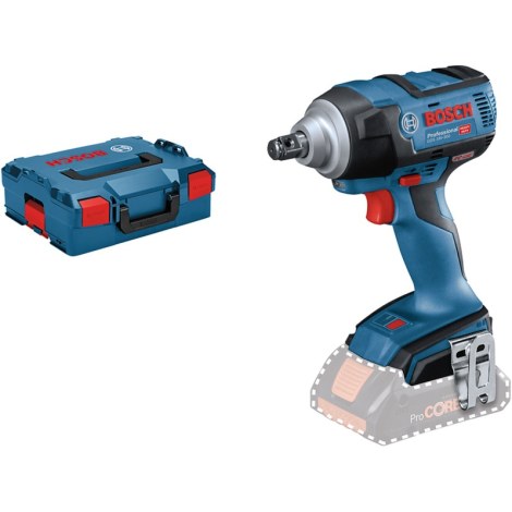 Smūginis veržliasūkis Bosch GDS 18V-300; 18 V (be akumuliatoriaus ir pakrovėjo)