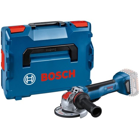 Kampinis šlifuoklis Bosch GWX 18V-10 P Professional; 18 V (be akumuliatoriaus ir pakrovėjo) + L-BOXX 136