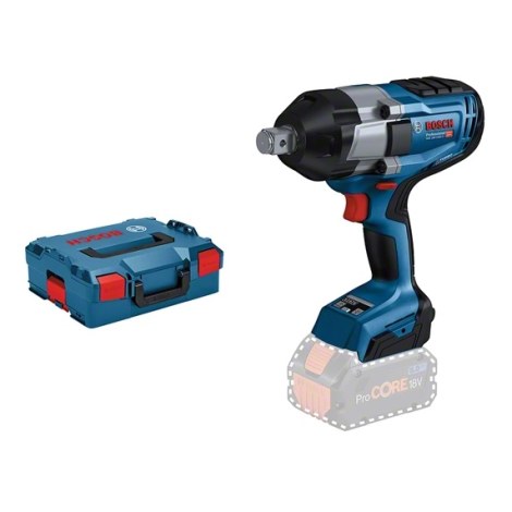 Smūginis veržliasūkis Bosch GDS 18V-1050 H BITURBO l-boxx; 18 V (be akumuliatoriaus ir pakrovėjo)
