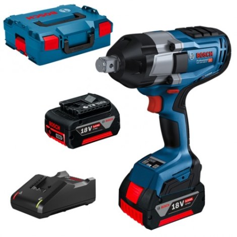 Smūginis veržliasūkis Bosch GDS 18V-1050 H BITURBO; 18 V; 2x5,0 Ah akum.