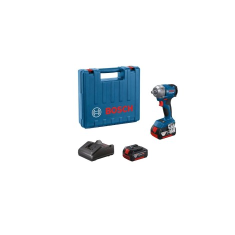 Smūginis veržliasukis Bosch GDS 18V-350 Professional; 18 V; 2x4,0 Ah akum. + L-Case