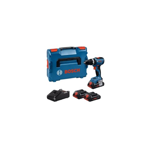 Smūginis suktuvas-gręžtuvas Bosch GSB 18V-65 Professional; 18 V; 2x4,0 Ah akum. + L-BOXX