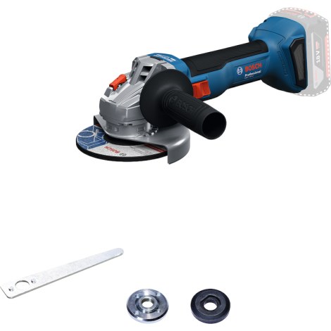 Akumuliatorinis kampinis šlifuoklis Bosch GWS 18V-8 Professional; 115 mm; 18 V (be akumuliatoriaus ir pakrovėjo)