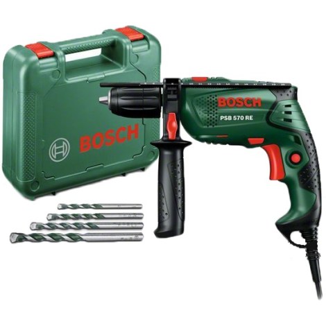 Elektrinis smūginis gręžtuvas Bosch PSB 570 RE