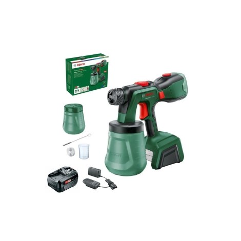 Dažų purkštuvas Bosch AdvancedSpray 18V-500; 18 V; 1x4,0 Ah akum.