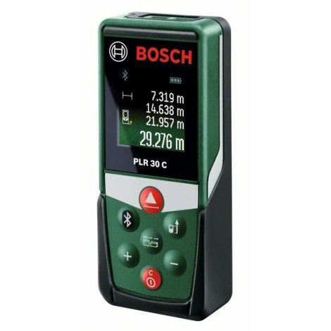 Lazerinis atstumų matuoklis Bosch PLR 30 C su Bluetooth