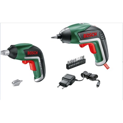 Suktuvas Bosch IXO V Medium; 3,6 V; 1x1,5 Ah akum. + žaislinis suktuvas IXO