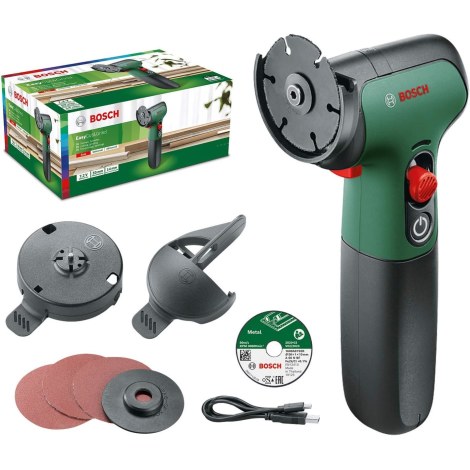 Kampinis šlifuoklis Bosch EasyCut&Grind; 7 V; (be akumuliatoriaus ir pakrovėjo) (naudota, be diskų)