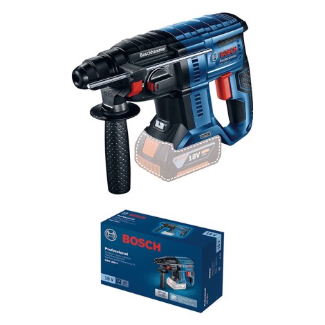 Akumuliatorinis perforatorius Bosch GBH 180-LI; 2,0 J; SDS-plus; 18 V (be akumuliatoriaus ir pakrovėjo)