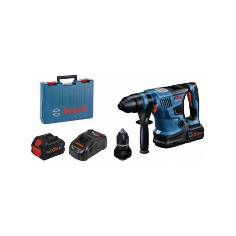 Perforatorius Bosch GBH 18V-34 C; 5,8 J; SDS-Plus; 18 V; 2x5,5 Ah akum.