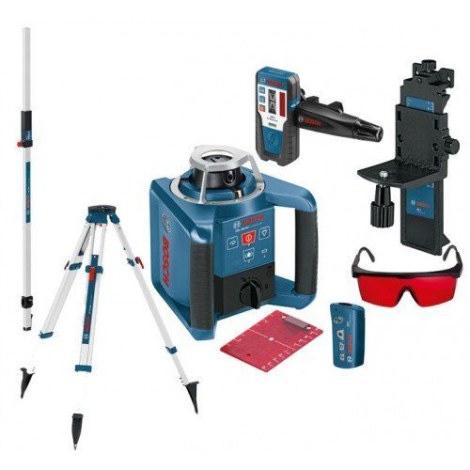 Rotacinis lazerinis nivelyras GRL 300 HV + imtuvas LR1 + stovas BT 170 + liniuotė GR 240