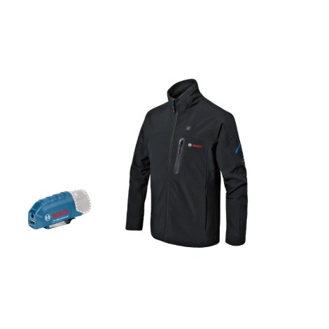 Šildoma striukė Bosch GHJ 12; L; 18 V + usb adapteris GAA 12V-21 (be akumuliatoriaus ir pakrovėjo)
