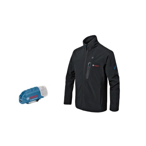Šildoma striukė Bosch GHJ 12; 3XL; 18 V + usb adapteris GAA 12V-21 (be akumuliatoriaus ir pakrovėjo)