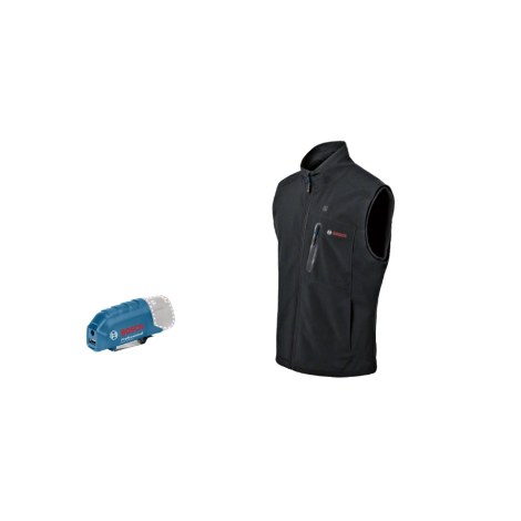 Šildoma liemenė Bosch GHV 12; M; 12 V + usb adapteris GAA 12V-21 (be akumuliatoriaus ir pakrovėjo)
