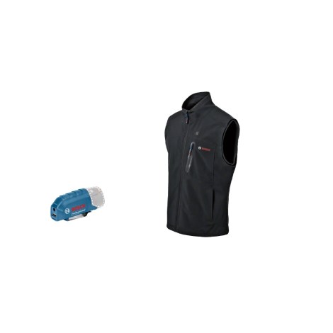 Šildoma liemenė Bosch GHV 12; 2XL; 12 V + usb adapteris GAA 12V-21 (be akumuliatoriaus ir pakrovėjo)