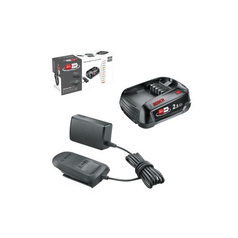 Priedų rinkinys Bosch Starterset 18V Alliance; 18 V; 1x2,5 Ah akum.