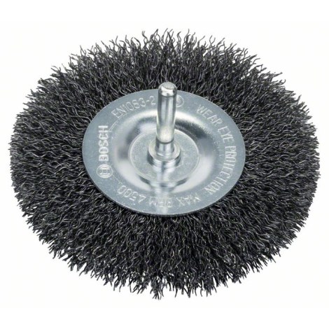 Vielinis apvalus šepetys Bosch; 100 mm 