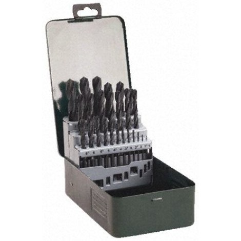 Grąžtų komplektas metalui Bosch HSS-R; 1-13 mm; 25 vnt.