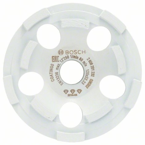 Deimantinis šlifavimo diskas Bosch; 125 mm 
