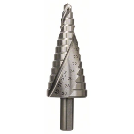 Pakopinis grąžtas Bosch HSS; 4-30x100 mm 
