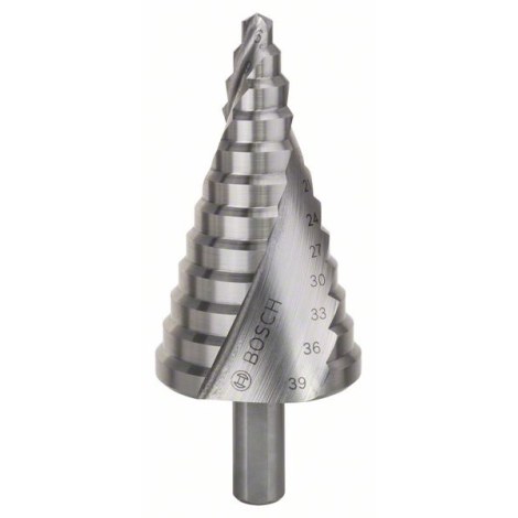 Pakopinis grąžtas Bosch HSS; 4-39x107 mm 