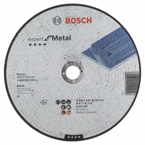 Abrazyvinis pjovimo diskas Bosch A30 S BF; 230x3 mm 