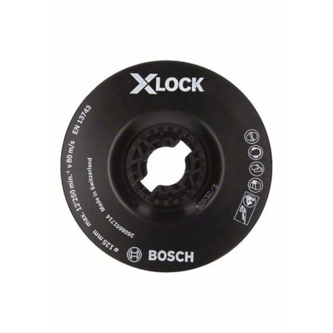 Atraminis padas kampiniam šlifuokliui Bosch 2608601714; Ø125 mm 
