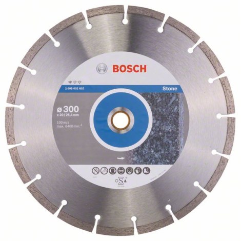 Deimantinis pjovimo diskas Bosch PROFESSIONAL FOR STONE; 300 mm 