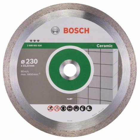 Deimantinis pjovimo diskas Bosch BEST FOR CERAMIC; 230 mm 