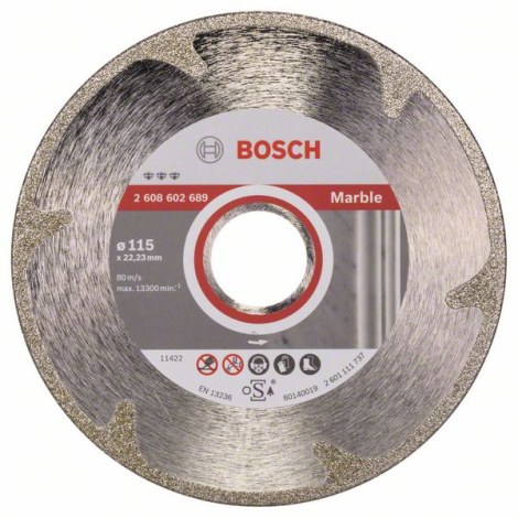 Deimantinis pjovimo diskas Bosch BEST FOR MARBLE; 115 mm 