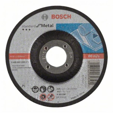 Abrazyvinis pjovimo diskas Bosch Standard for Metal 2608603162; 230x22,23 mm