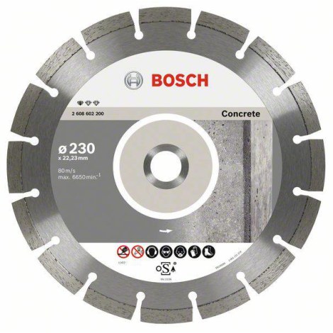 Deimantinis pjovimo diskas Bosch 2608603243; 230x22,23 mm; 10 vnt.