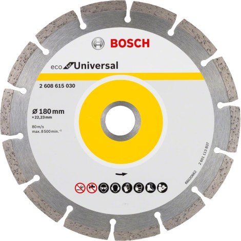 Deimantinis pjovimo diskas Bosch 2608615030; 180 mm