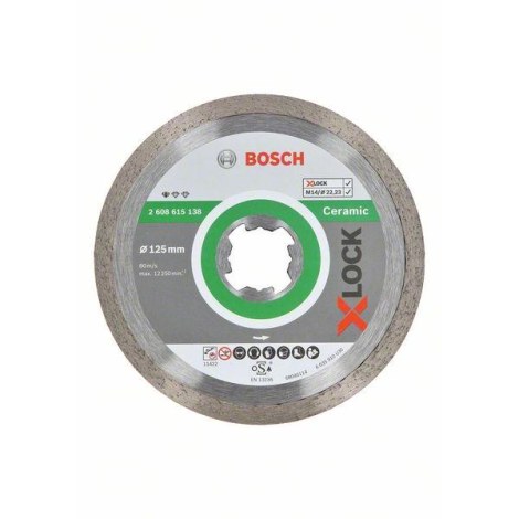 Deimantinis pjovimo diskas Bosch 2608615137; 115x22,23 mm
