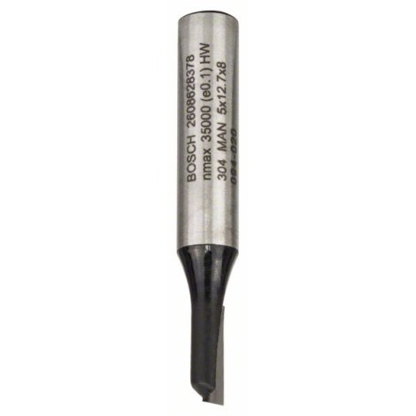 Tiesi pirštinė freza Bosch; 5 mm; 12,7/51 mm 
