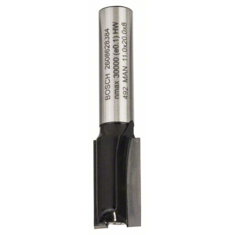 Tiesi pirštinė freza Bosch; 11 mm; 20/51 mm 