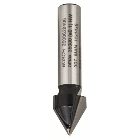V formos griovelių freza Bosch 14/45 mm