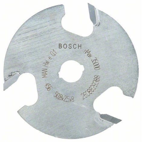 Diskinė griovelių freza (be frezos koto) Bosch; 50,8x2,5 mm