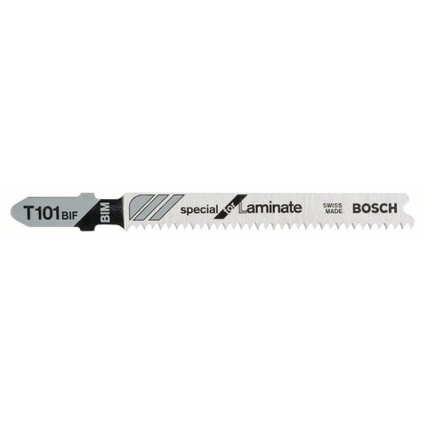 Pjūkleliai siaurapjūkliui Bosch T 101 BIF; 5 vnt.