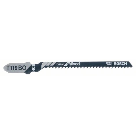 Pjūkleliai siaurapjūkliui Bosch T 119 BO; 3 vnt.