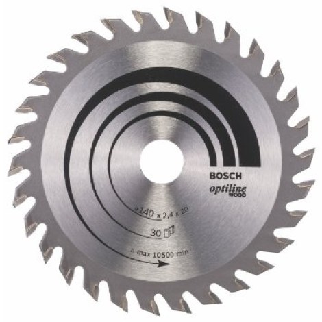 Pjovimo diskas medienai Bosch; OPTILINE WOOD; Ø140 mm