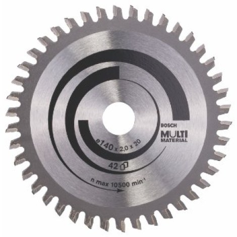Pjovimo diskas medienai Bosch; MULTI MATERIAL; Ø140 mm 