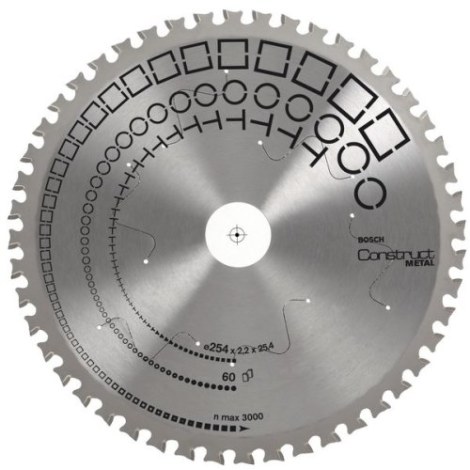 Pjovimo diskas metalui Bosch CONSTRUCT METAL; 184x2x20,0 mm; Z48; 0°  