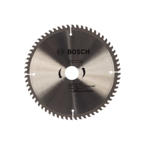Pjovimo diskas Bosch Eco for Aluminium 2608644391; 210x30 mm; Z64