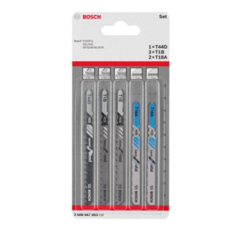Pjūklelių rinkinys Bosch 2608667853; 5 vnt.